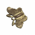 Antique Gold Small Butterfly Charm Pendant 22x12mm PK1