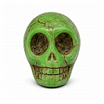 Green Gothic Skull Shape Bead Dyed Turquoise 10mm PK1