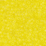 Toho Round Seed Beads Size 15/0 Transparent Lemon 8.2g