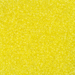 Toho Round Seed Beads Size 15/0 Transparent Lemon 8.2g