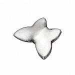 Small Silver Metal Butterfly Spacer Beads 11x9mm (PK3)