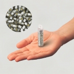 Toho 11/0 Beads Silver Lined Frosted Black Diamond 8.2g 