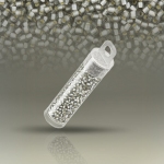 Toho 11/0 Beads Silver Lined Frosted Black Diamond 8.2g 