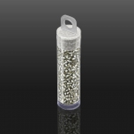 Toho 11/0 Beads Silver Lined Frosted Black Diamond 8.2g 