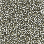 Toho 11/0 Beads Silver Lined Frosted Black Diamond 8.2g 