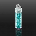 Toho Round 11/0 Seed Beads Silver Lined Milky Teal 8.2g