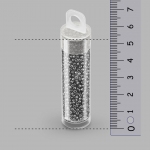 Toho Round Japanese Seed Beads Size 11 Opaque Jet 8.2g