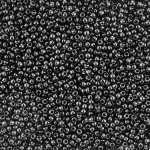 Toho Round Japanese Seed Beads Size 11 Opaque Jet 8.2g