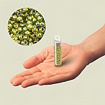 Toho Seed Beads 11/0 Gold Lined Rainbow Peridot - 8.2g
