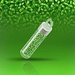 Toho 11/0 Seed Beads Silver Lined Frosted Peridot 8.2g