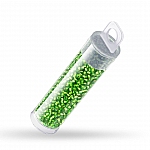 Toho 11/0 Seed Beads Silver Lined Frosted Peridot 8.2g