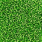 Toho 11/0 Seed Beads Silver Lined Frosted Peridot 8.2g
