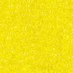 Toho Size 11/0 Round Seed Beads Transparent Lemon 8.2g