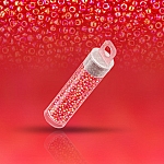Toho Size 11/0 Seed Beads Trans. Rainbow Siam Ruby 8.2g