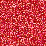 Toho Size 11/0 Seed Beads Trans. Rainbow Siam Ruby 8.2g