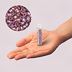 Toho Seed Beads 11 Inside Colour Crystal/Rose Gold Lined