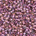 Toho Seed Beads 11 Inside Colour Crystal/Rose Gold Lined