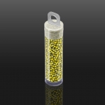 Toho 11 In/Col Luster Black Diamond/Opaque Yellow Lined