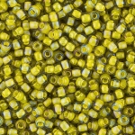 Toho 11 In/Col Luster Black Diamond/Opaque Yellow Lined