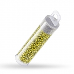 Toho 11 In/Col Luster Black Diamond/Opaque Yellow Lined