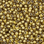Toho 11 Beads Inside Colour Topaz/Light Grey Lined 8.2g