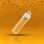 Toho Seed Beads Size 11/0 Transparent Med Topaz - 8.2g