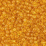 Toho Seed Beads Size 11/0 Transparent Med Topaz - 8.2g