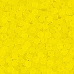 Toho Size 11 Transparent Frosted Lemon Seed Beads 8.2g