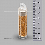 Toho Seed Bead 11/0 Transparent Frosted Dark Topaz 8.2g