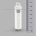 Toho Seed Beads 11/0 Trans Rainbow Frosted Crystal 8.2g