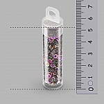 3.8mm O Bead® Czech Glass Ring Beads Jet Sliperit 8.1g