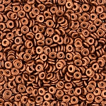 O Bead® 3.8x1mm Czech Pressed Glass Beads - Copper 8.1g