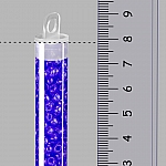 Toho Size 6/0 Seed Beads 4mm Transparent Sapphire 11.5g