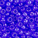 Toho Size 6/0 Seed Beads 4mm Transparent Sapphire 11.5g