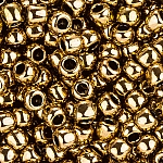 Toho Round Japanese Seed Beads Size 6/0 Bronze - 11.5g