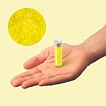 Toho 3mm Round Seed Beads Size 8 Transparent Lemon 10g