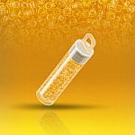 Toho Round 8/0 Seed Beads Transparent Light Topaz - 10g