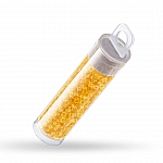 Toho Round 8/0 Seed Beads Transparent Light Topaz - 10g