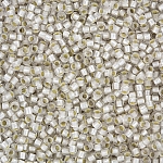 Toho Seed Beads Size 8 Silver Lined Frosted Crystal 10g