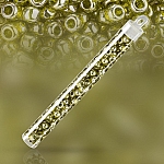 Toho Round 3/0 Seed Beads Gold Lustered Green Tea 19.5g