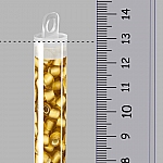 Toho Seed Beads Size 3 Silver Lined Frosted Topaz 19.5g