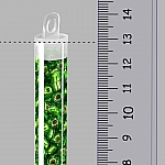 Toho 5.5mm Seed Beads Size 3 Silver Lined Peridot 19.5g
