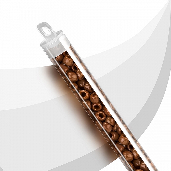 Toho Size 3/0 Seed Beads Opaque Terra Cotta 5.5mm 19.5g