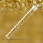 Toho Seed Beads Size 3/0 Silver Lined Light Topaz 19.5g