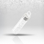 Czech Minos® par Puca® 2.5x3mm Barrel Beads Crystal 9g