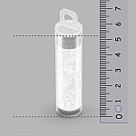 Czech Minos® par Puca® 2.5x3mm Barrel Beads Crystal 9g