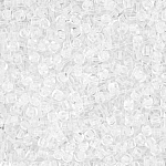 Czech Minos® par Puca® 2.5x3mm Barrel Beads Crystal 9g