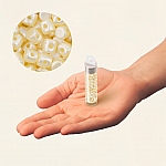 Minos® par Puca® Czech Glass Beads 3mm Pastel Cream 9g