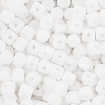 3mm Minos® par Puca® Czech Barrel Beads Opaque White 9g