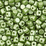 Minos® par Puca® 3mm Czech Glass Beads Pastel Olivine 9g
